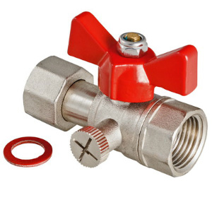 VALTEC Кран шаровый для подключения манометра, 1/2" вн. - 1/2" вн ...